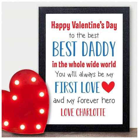 valentine's day gifts for daddy from daughter